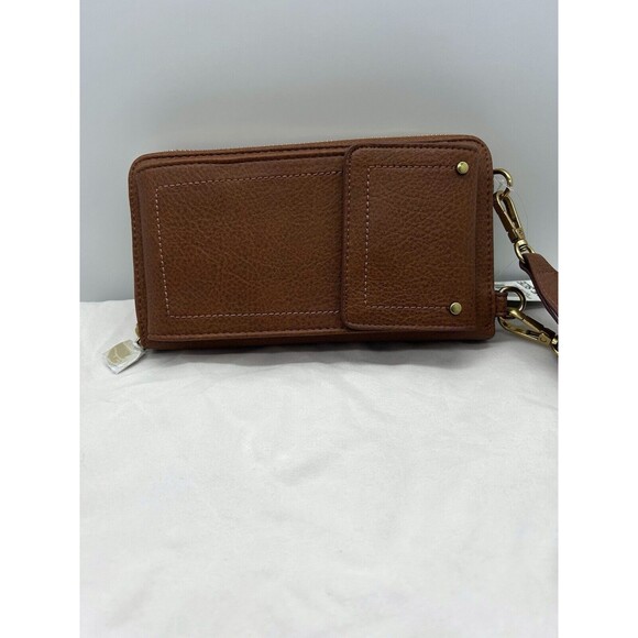 Style & Co Phone Wallet Tortoise shell Brown Crossbody NWT - Picture 5 of 9